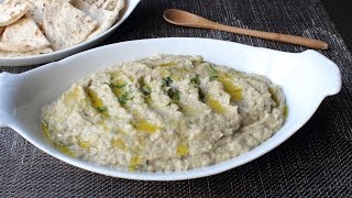 Baba Ghanoush  How to Make Roasted Eggplant Dip amp Spread [upl. by Levina]