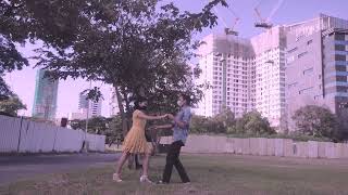 EASY BALLROOM DANCE STEPS  SWAY  Grasyanana [upl. by Michaeu]