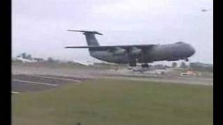 Lockheed C141 Starlifter Take Off [upl. by Howlond844]