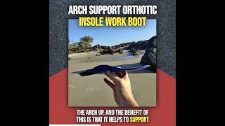 Arch Support Orthotic Insole Work Boot [upl. by Lambertson]