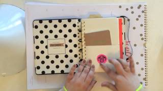 How I Customize My Kate Spade Spiral Planner amp Why I Use It Instead of Filofax [upl. by Yeltihw]