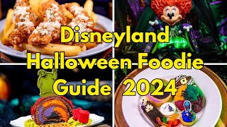 Disneyland Halloween Foodie Guide 2024 Must Try [upl. by Sucy]