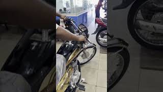 Honda CG125 self start 2025 model golden edition MH vlogs official mh [upl. by Worrad167]