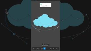 Tutorial Figma Cara Membuat Ilustrasi Awan di Figma figma figmatutorial illustration [upl. by Akemor]