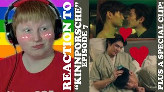 quotKINNPORSCHEquot BL DRAMA REACTION  EP 7  THAILAND [upl. by Anesor480]