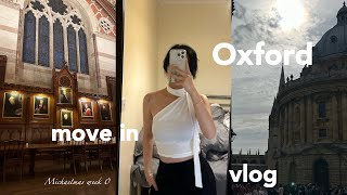 university move in vlog  first week oxford city amp uni [upl. by Eninaj985]