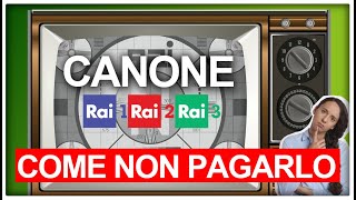 DISDETTA CANONE RAI COME NON PAGARE con esenzione e disdetta abbonamento TV con autocertificazione [upl. by Ameer]