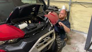 XMR SNORKEL KIT INSTALL ON 2024 CANAM DEFENDER LIMITED [upl. by Adnolrehs]