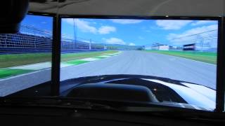 Driving Simulator at Barrett Jackson Las Vegas 2014 [upl. by Sivart]