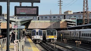 MTA Long Island Rail Road Evening Rush Hour at Woodside Station [upl. by Av]