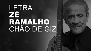 Zé Ramalho Chão de Giz LETRA I LYRIC D [upl. by Leona]