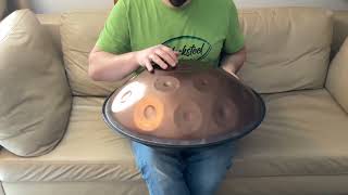 Handpan D Kurd 151 Ember 440 hrz [upl. by Annawot]