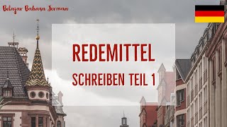 Redemittel Schreiben Teil 1 [upl. by Kennie652]