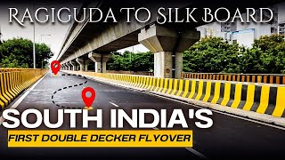 South Indias First Double Decker Flyover Ragigudda to Silk Board First DriveBengaluru [upl. by Fan756]