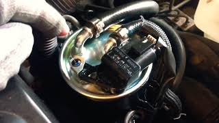 Replace fuel filter Mercedes A160 diesel [upl. by Cumine]