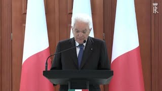 Mattarella quotItalia a fianco della Moldavia nel suo cammino di avvicinamento a Uequot [upl. by Duester]