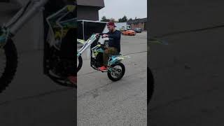 All electric  all torque ⚡ Ebike pulls instant wheelies ebike electricbike electricmotorcycle [upl. by Swetlana]