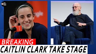 Caitlin Clark to take stage with David Letterman at Ball State [upl. by Herates]