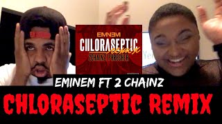 Eminem Chloraseptic Remix Ft 2 Chainz amp Phresher Reaction [upl. by Hellah]