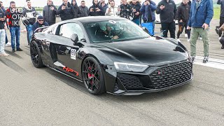 1603HP HPT Audi R8 Twin Turbo 0372KMH Accelerations [upl. by Nwhas]