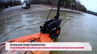 YakGadget Vibe Trolling Motor Mount for the Sea Ghost 110 130 and Yellowfin 130T [upl. by Aloiv691]