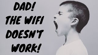 Dad The WiFi doesnt work Eero Pro Mesh WiFi to the Rescue [upl. by Zonda]