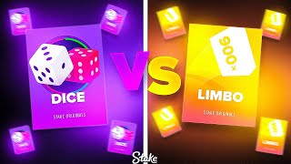 Stake Dice VS Stake Limbo Easy Profit [upl. by Prima39]