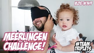 HERKEN JIJ JE KINDEREN GEBLINDDOEKT CHALLENGE ☆ DRIELING FAMILIE VLOG 149 [upl. by Savihc644]