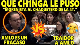 ¡El NEFASTO CHAQUETERO ‘DE LA 4T’ es HUMILLADO por MORENISTA POR DECIR QUE AMLO ES UN FRACASADO [upl. by Nnylaj]