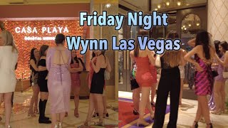 Wynn Casino Las Vegas Walking Tour March 15 2024  Friday Night  4K UHD [upl. by Gothart]