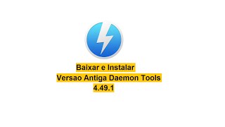 Baixar e Instalar Versão Antiga Daemon Tools 4491 [upl. by Alegnave]