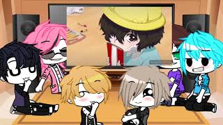 yarichin b club react to fujisaki toru as dazai thank you for like😳Gacha club [upl. by Jesselyn]