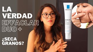 La VERDAD de EFFACLAR DUO de La Roche Posay Seca granos🆘controla el acné  Revelando ingredientes [upl. by Asyen145]