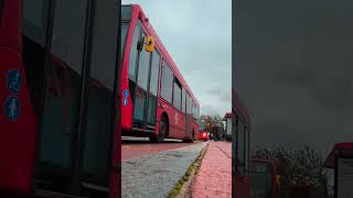 Horn and Alarm from AL ENL106 and ENL74 departing Norwood Junction bus stands [upl. by Eilrahc]