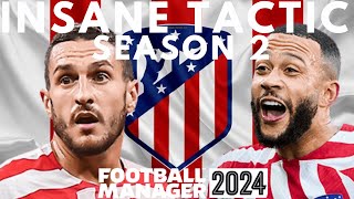 FM24 INSANE Attacking Tactic Season 2  We do the DOUBLE [upl. by Pool]