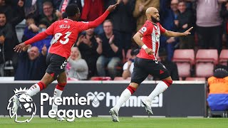 Nathan Redmond gives Southampton early lead v Liverpool  Premier League  NBC Sports [upl. by Imoan682]