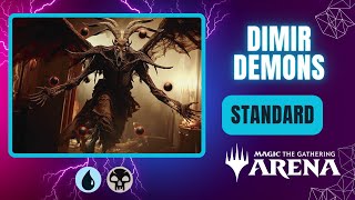 💧💀 Dimir Demons  Standard  MTG Arena Gameplay  DSK  Worlds Winning Deck by Javier Dominguez [upl. by Aihsikal955]