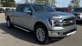 2024 Ford F150 Lariat 502A 4X4 Powerboost in Iconic Silver Full Walk Around [upl. by Nolyat277]