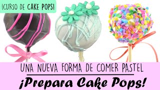 Cake Pops  Curso Haz Paletas De Pastel Facil [upl. by Golding896]