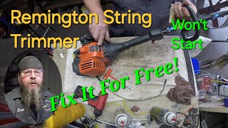 Remington String Trimmer Wonquott StartFixed [upl. by Aw]