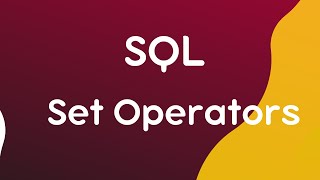 SQL Set Operators  CTAS Backup of a Table  SQL Videos [upl. by Ijat]