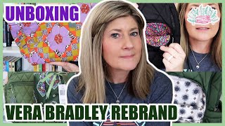 VERA BRADLEY REBRAND UNBOXING AND FIRST IMPRESSION [upl. by Naenaj]