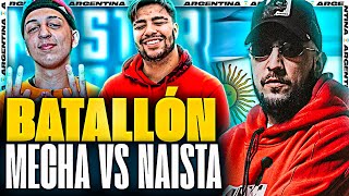 🔥 BATALLÓN 🔥 PIEZAS REACCIONA A LA BATALLA DE MECHA VS NAISTA EN FMS ARGENTINA 2021 [upl. by Linis]