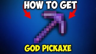 How to Get GOD PICKAXE in Minecraft 1204 [upl. by Aushoj977]