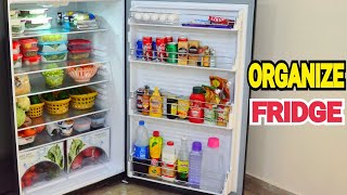 How To Organize Fridge  Fridge Organization Ideas by YES I CAN COOK FridgeOrganize FridgeTour [upl. by Perr]