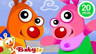 Kenny amp Goorie Friendly Kangaroos ​🦘​​🦘​ Surprise in a Pocket  Full Episode  Cartoons BabyTV [upl. by Nylessej]