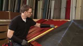 How to Install a Hip Panel ABC SL16® Metal Roofing System [upl. by Featherstone]