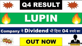 Lupin q4 Results 2023  Lupin results today  Lupin results  Lupin dividend 2023  Lupin share [upl. by Pang604]