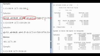 Programación Lineal con Lindo 3 análisis de sensibilidad [upl. by Dysart717]