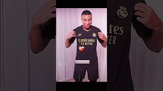 Mbappé in Real Madrid jersey🤩💀 trending funny viral football [upl. by Lunette693]